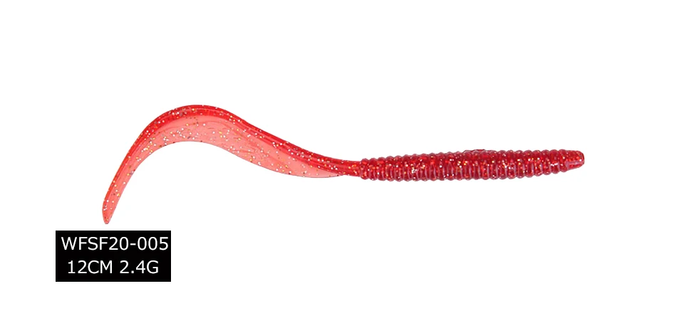 Walk Fish, 8 шт./лот, 12 см, 2,4 г, приманка для рыбалки, силиконовые приманки для рыбалки, Мягкая приманка, червь, искусственная приманка для ловли карпа, рыболовные снасти