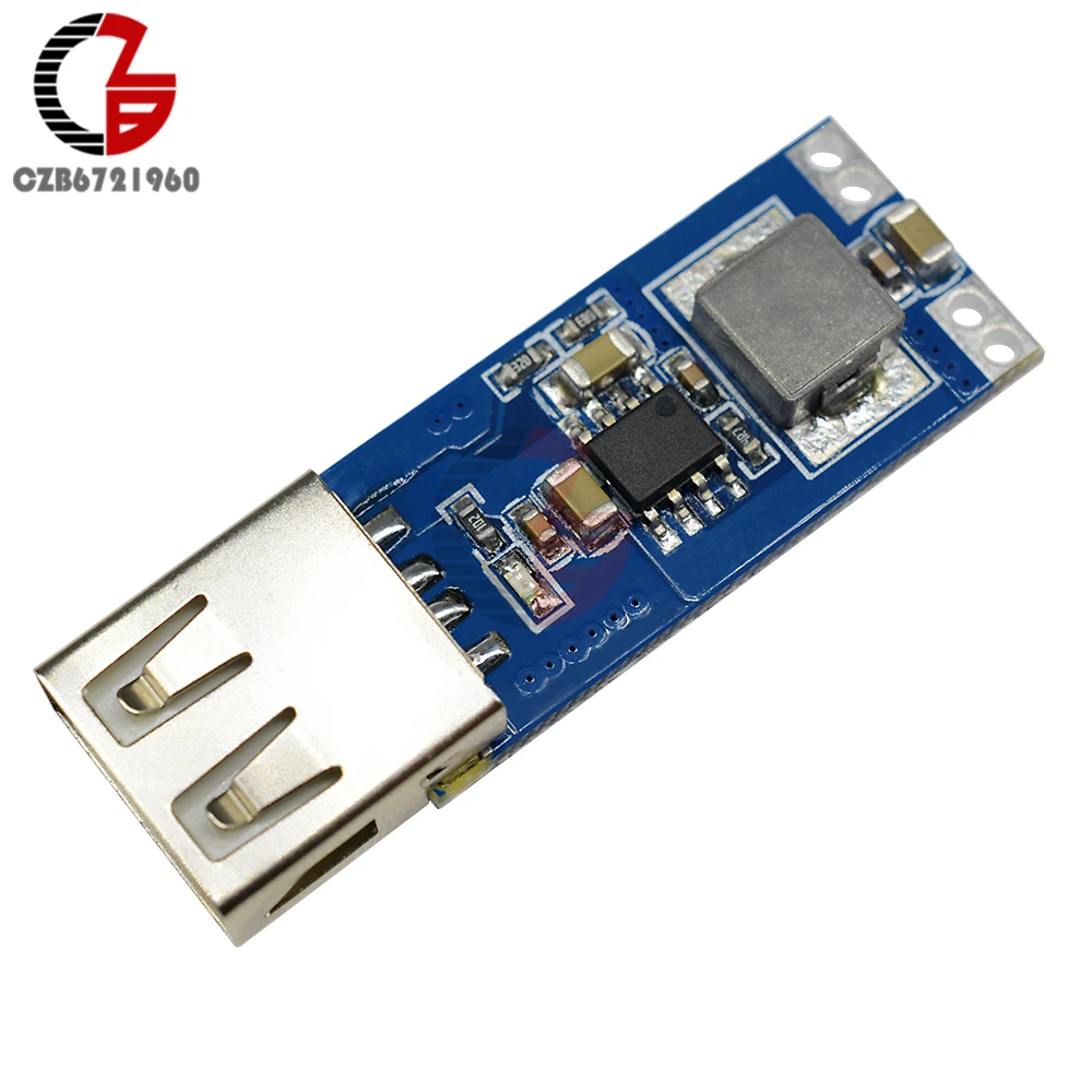 DC 2.5в 5.5в до 5В USB Повышающий Модуль зарядки 2А макс. мобильный повышающий