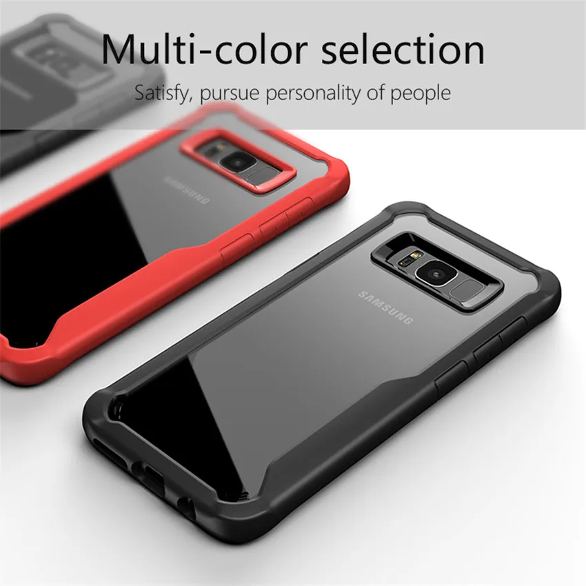 TCICPC For Samsung Galaxy S8 Case Cover Plus TPU Soft Frame Acrylic Hard Back Phone |