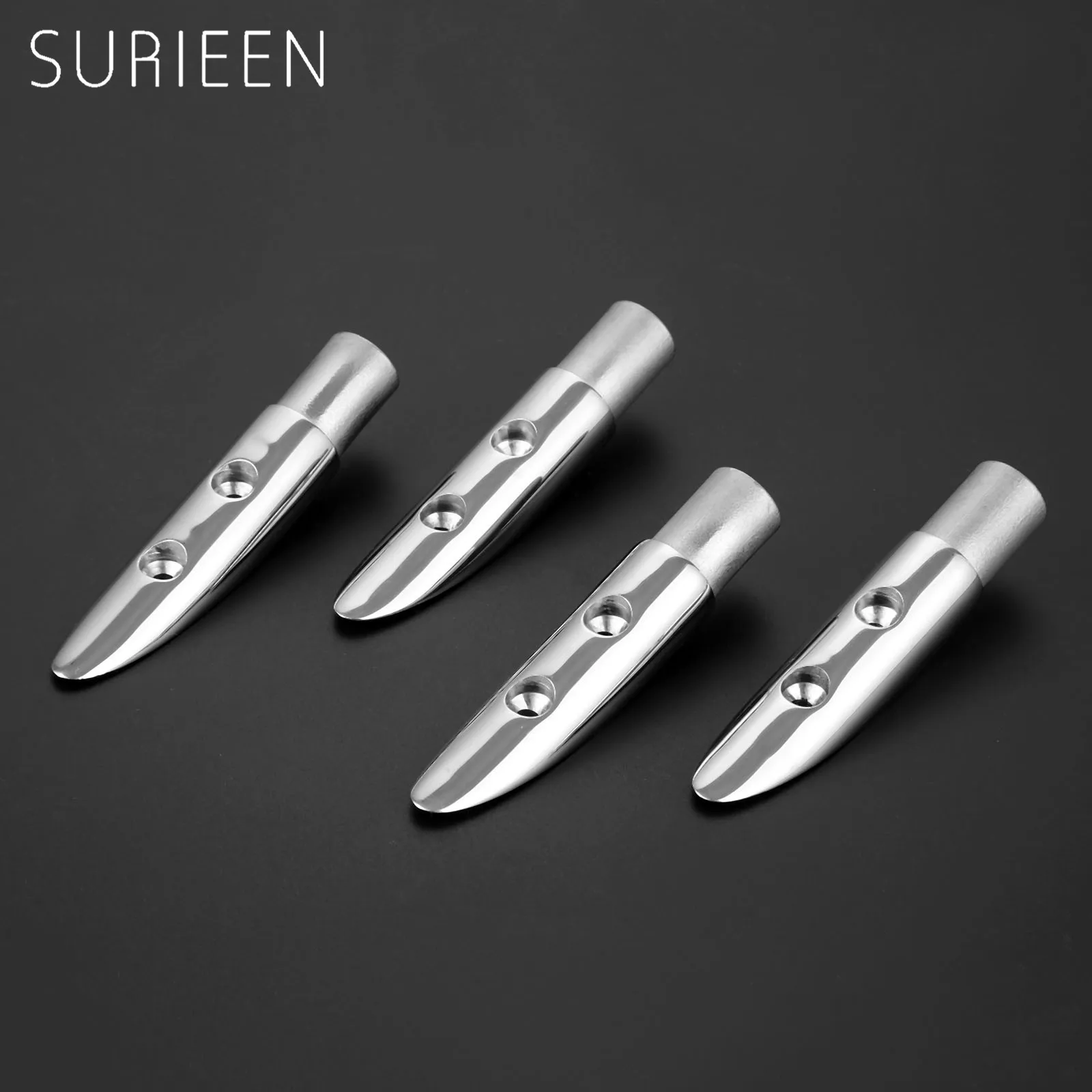 SURIEEN 4 шт. 19 мм судовой рельсовый фитинг из нержавеющей стали для 7/8 труб/труб