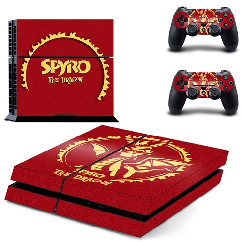 GYTM2247 Игра Spyro Дракон PS4 Кожа Наклейка виниловая для sony Playstation 4 консоль и 2 контроллера PS4 Кожа Наклейка - Цвет: GYTM2247