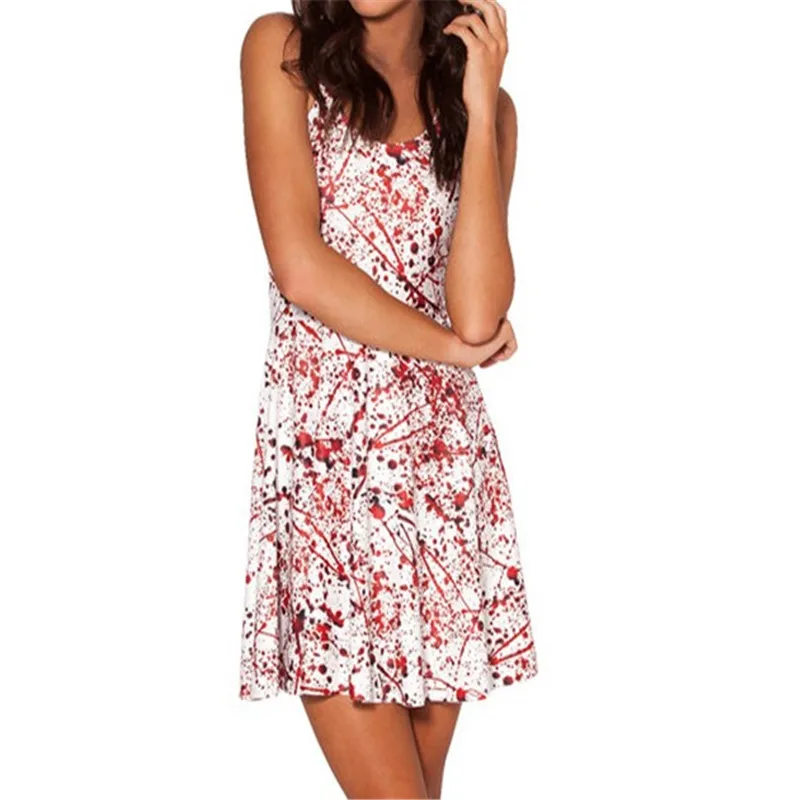 Женское платье с принтом повседневное облегающее большого размера плиссировкой