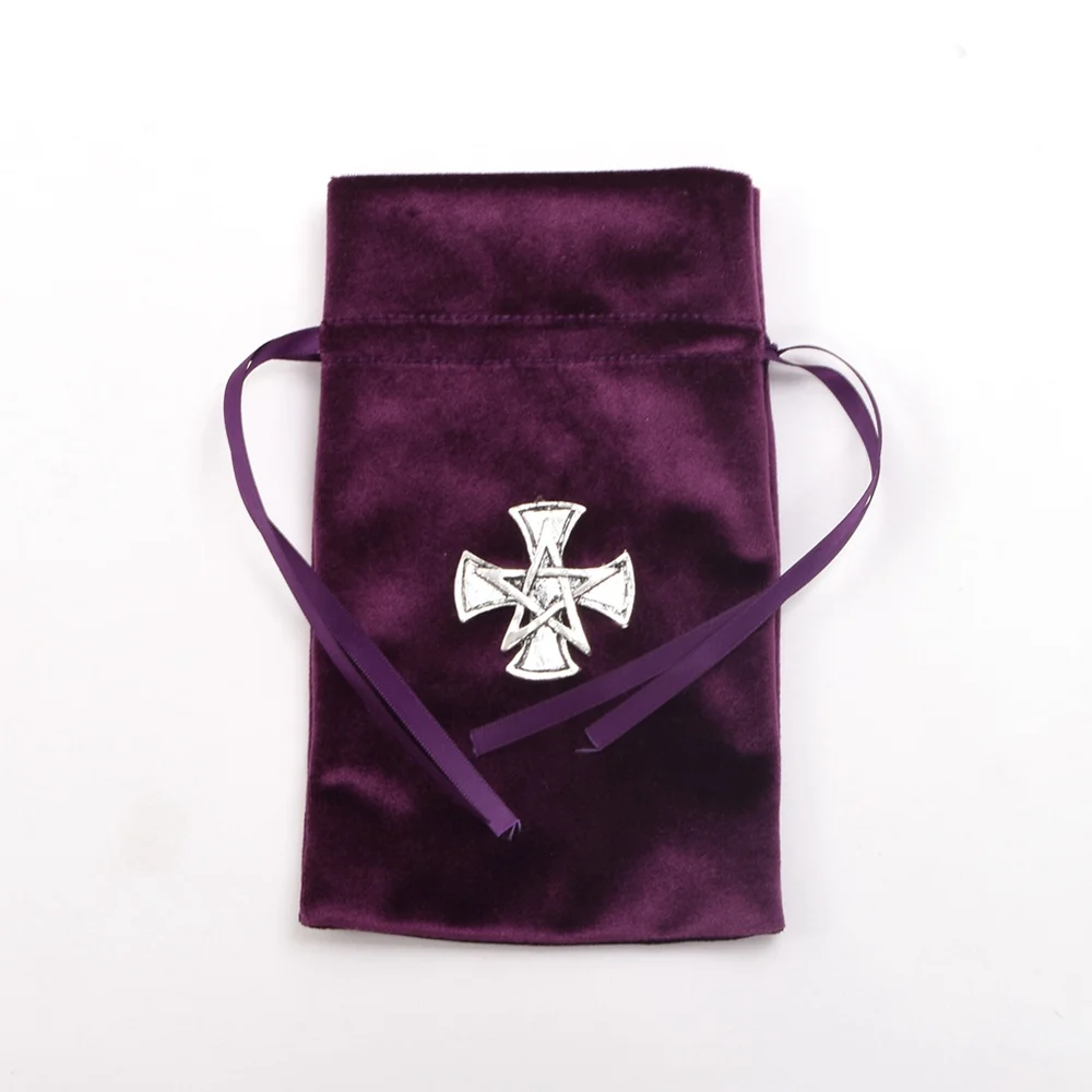 Алтарная скатерть для Хэллоуина Вельветовая с крестом клуба вечеринки церемонии