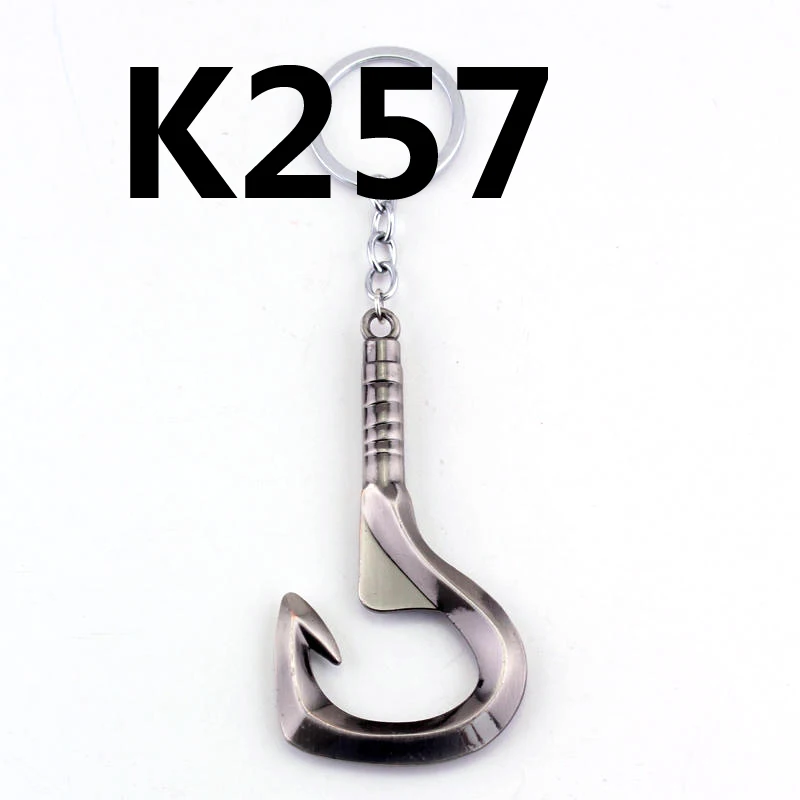 opener keychain Большой стиль игра Dota 2 брелок открывалка для бутылок Pudge's Meat Hook оружие Модель Porte Clef кольцо для ключей кулон ювелирные изделия для мужчин подарок - Цвет: opener keychain