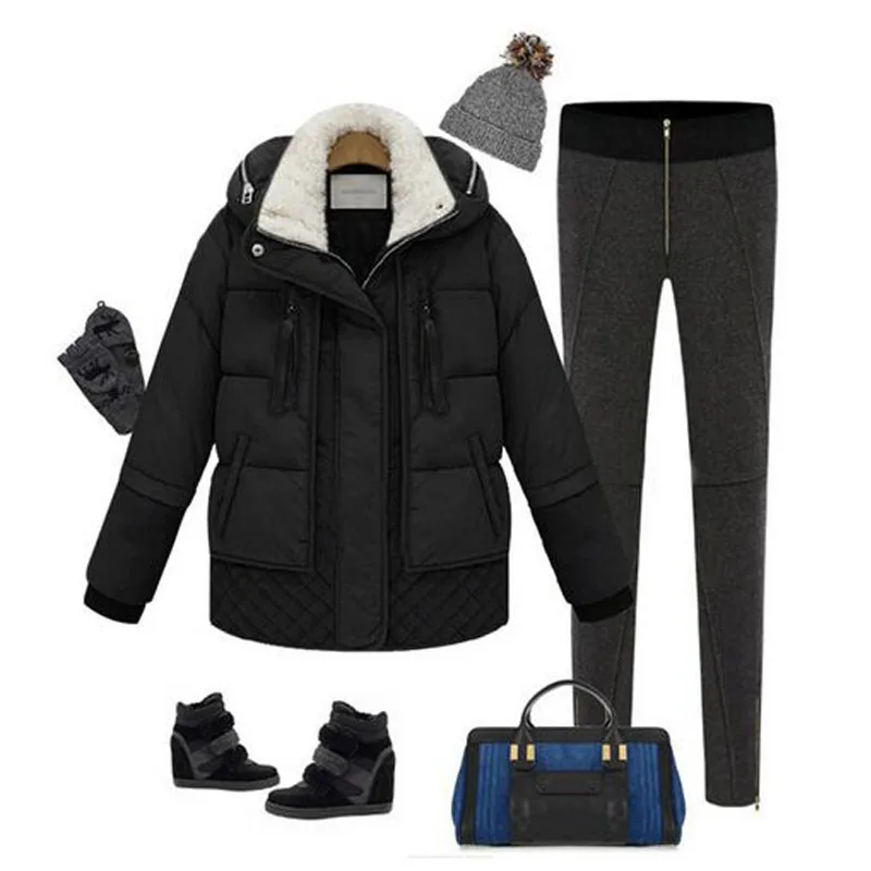 Зимняя куртка женская теплая белая с капюшоном | Женская одежда