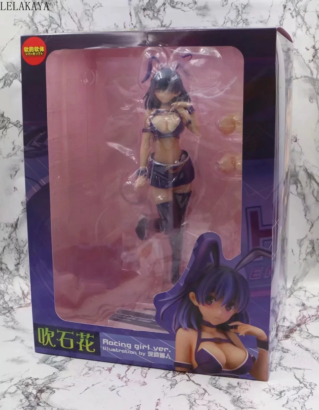 Экшн фигурка аниме 29 см Skytube Bunny Hana Fukiishi Blue Racing Girl модель Ver Misaki Kurehito мягкая