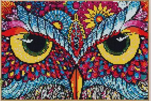Алмаз живопись полный квадратный Красочные Сова узор алмаз Вышивка Стразы