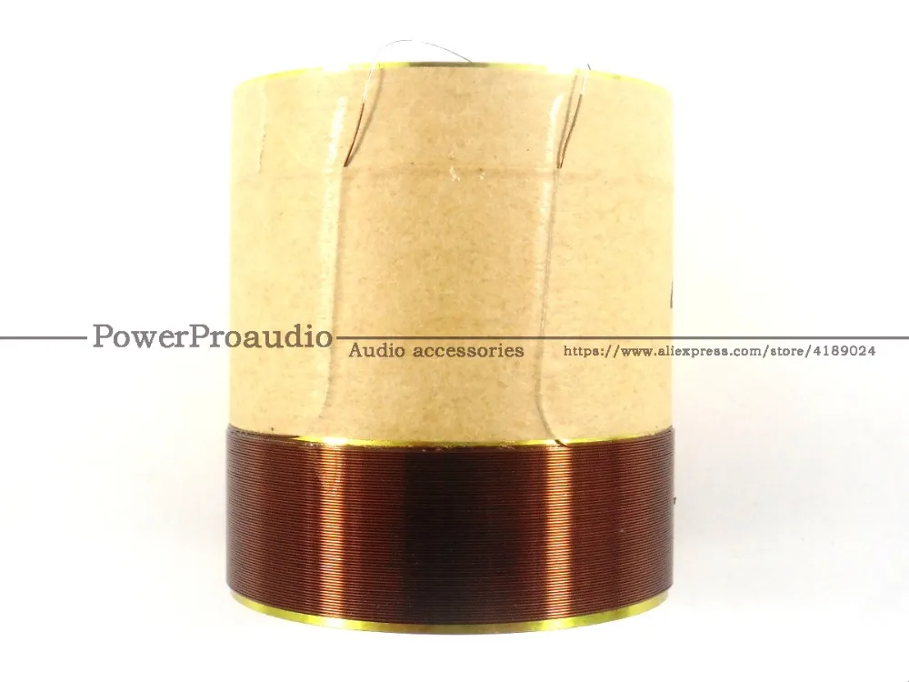 2 шт. 44 5 Бас Звуковая катушка круглая медная двухслойная белая Алюминиевая