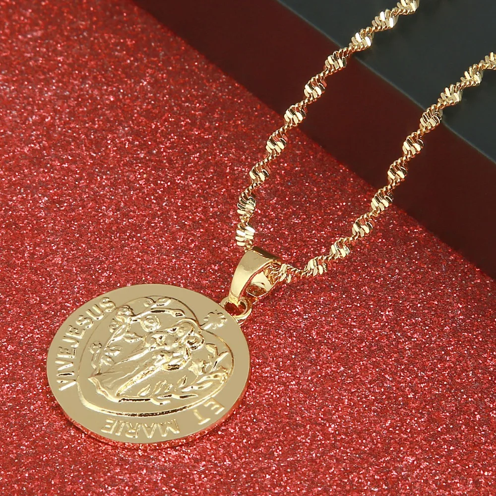 Цепочка с подвеской Дева Мария|Подвески| |