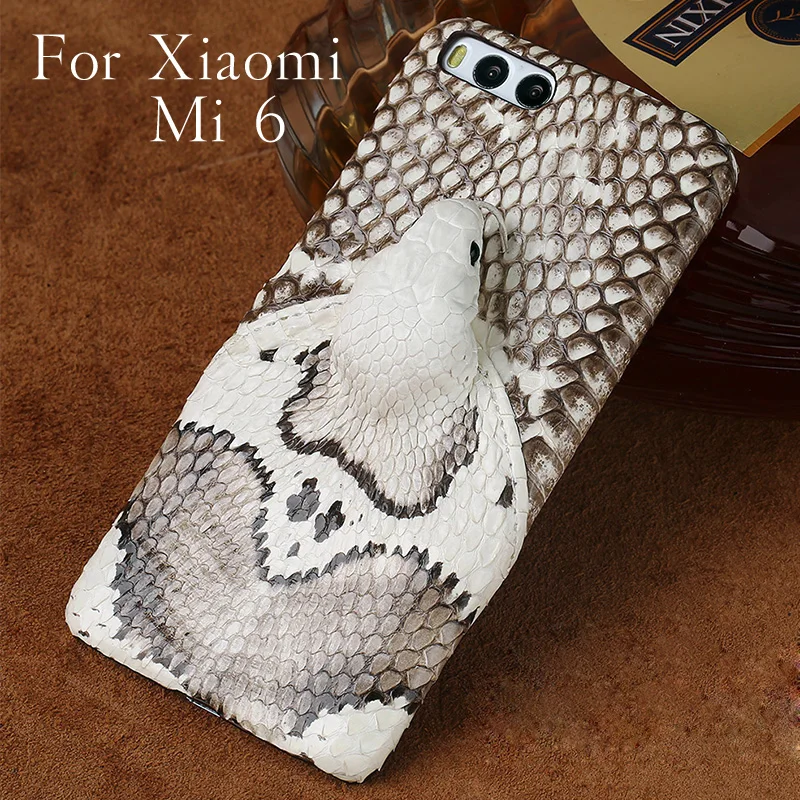 Брендовый чехол для телефона Wangcangli задняя крышка с головой змеи Xiaomi Mi 6 Plus