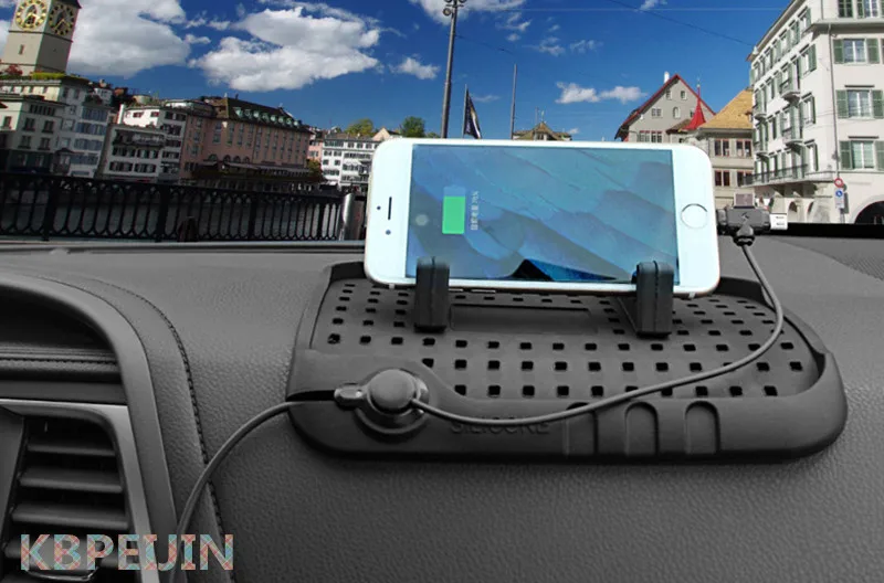 For lifan x60 620 520 320 x50 solano smily Multi-functional Car Navigation Mobile USB Charger Phone Anti-Slip Mat accessories | Автомобили