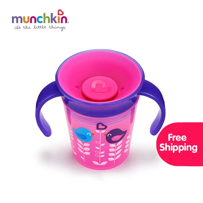 Munchkin Miracle 360 тренировочная чашка для маленьких мальчиков и девочек детская BPA