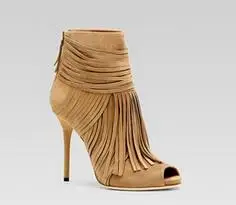 Cheap Price Hottest Black Beige Suede Fringe Ankle Bootie High Heel Peep Toe Gladiator Sandals Boots For Women Tassel shoes woma