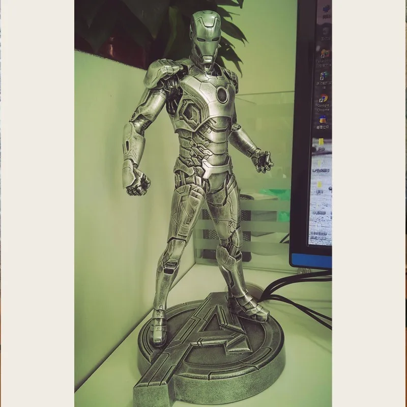 Железный человек 1/6 1:6 Mark VII MK43 31 см Мстители Железный человек MK43 Tony Stark статуя смолы
