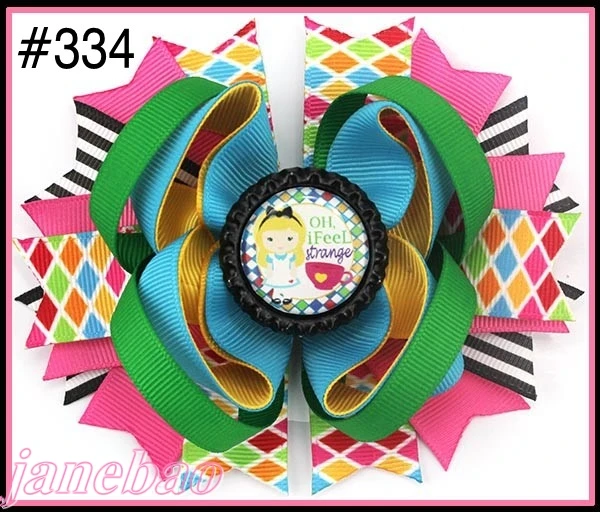 Бесплатная доставка 50 шт. 4 5 дюйма бант для волос Тролль вдохновленный бутиком