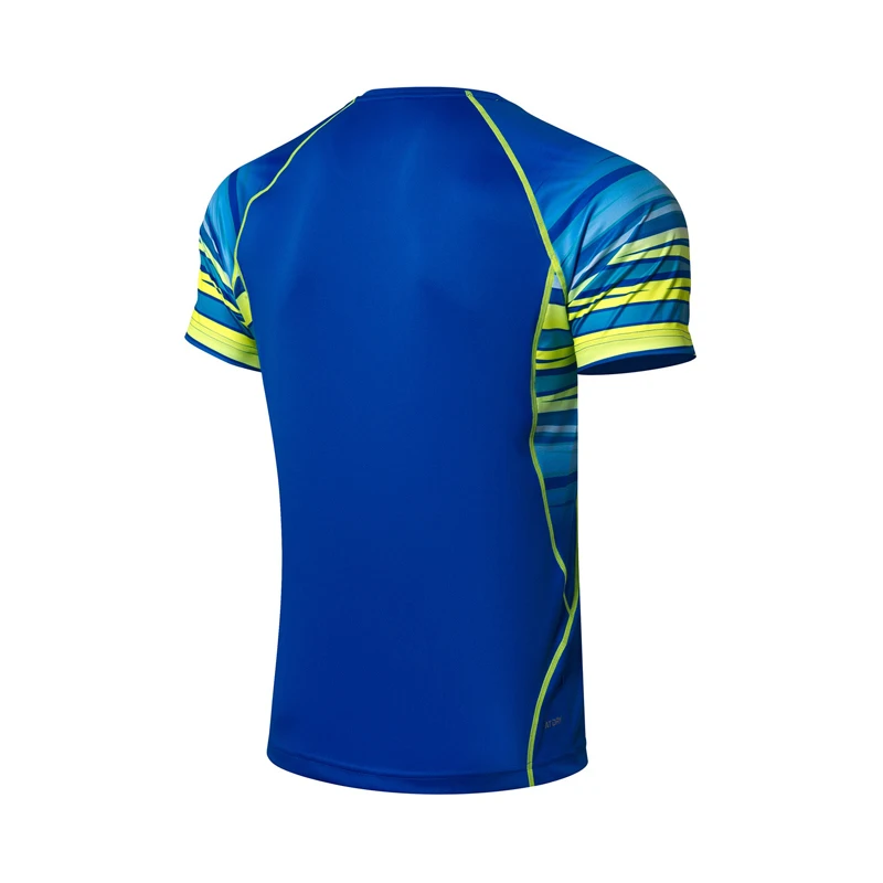 Li Ning мужские футболки для бадминтона на сухой дышащей комфортной подкладке