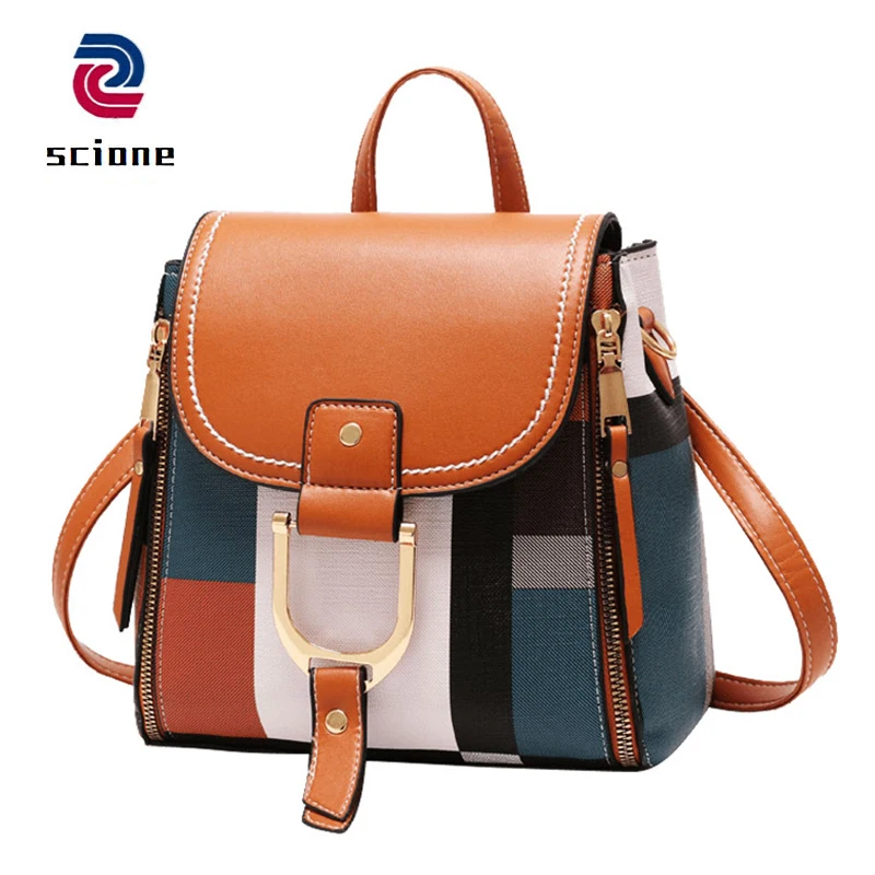 Женские кожаные рюкзаки модные школьные сумки для подростков дорожная сумка на