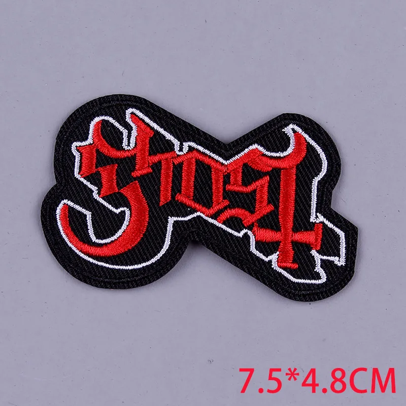 F-PE4351CT DIY Nirvana рок группа патч, вышитые патчи для одежды хиппи наклейки металлические полосы панк полосы патч на одежду полосы - Цвет: F-PE4351CT