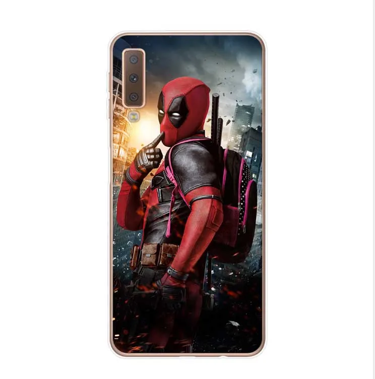 TPU Супергерои Marvel Мстители: Endgame силиконовые чехлы для телефонов для samsung Galaxy A7 A750 A10 A30 A50 M10 M20 A6 A8 - Цвет: TPU