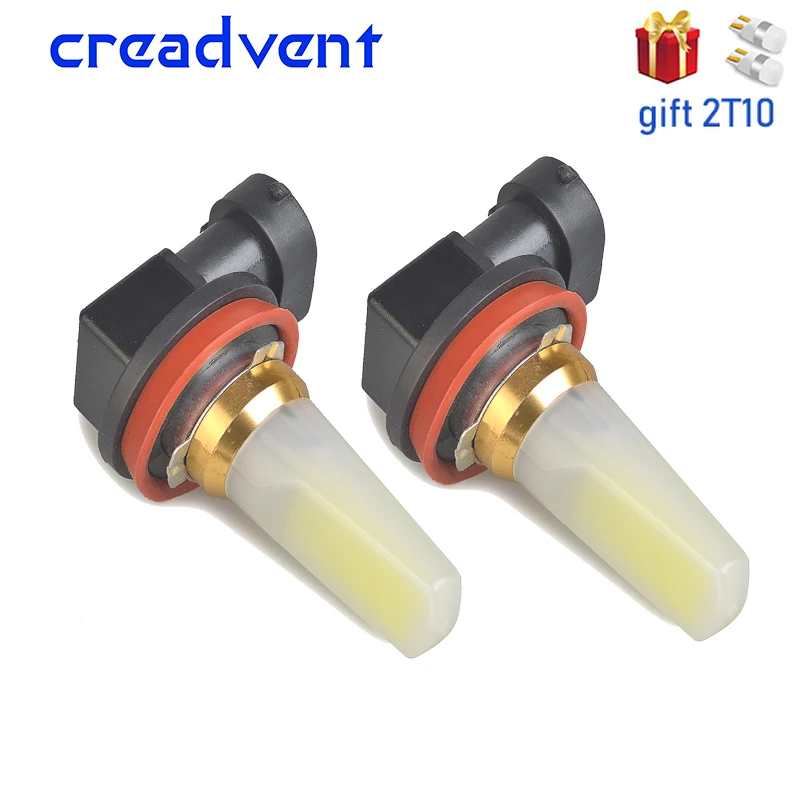 

2Pcs Super Bright 1400lm H8 H9 H7 H11 Led HB4 9006 HB3 9005 Led Car Fog Lights Bulb Auto Driving Running Lamp 6000K White 12V