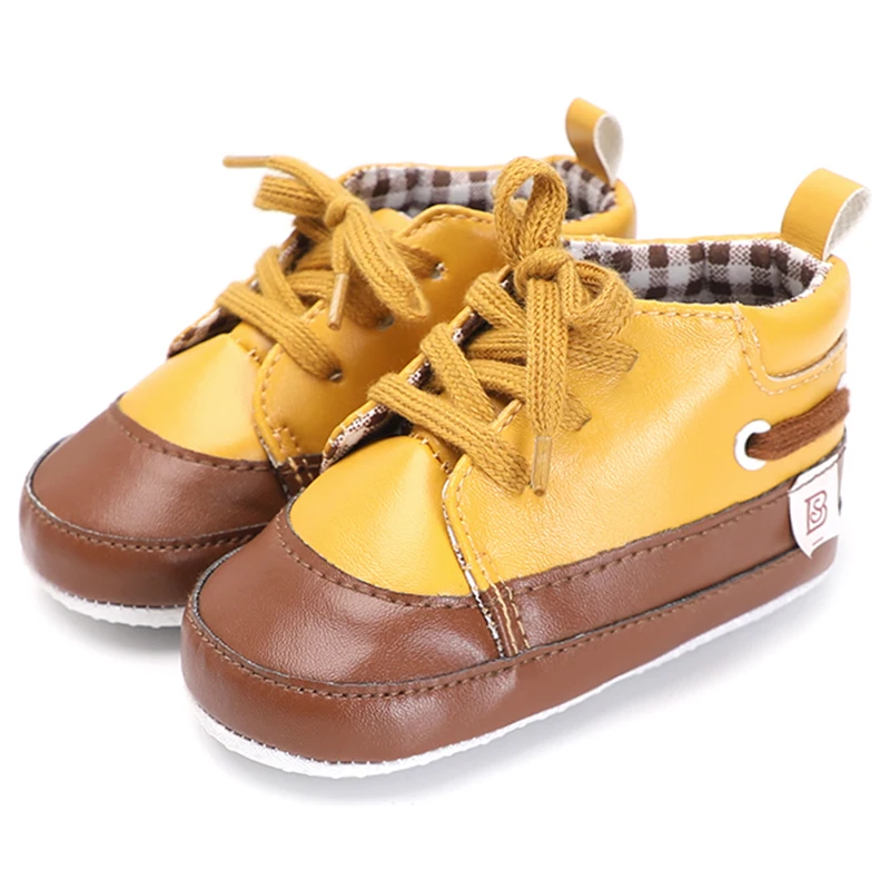 Новый дизайн детские спортивные кроссовки из искусственной кожи детская обувь