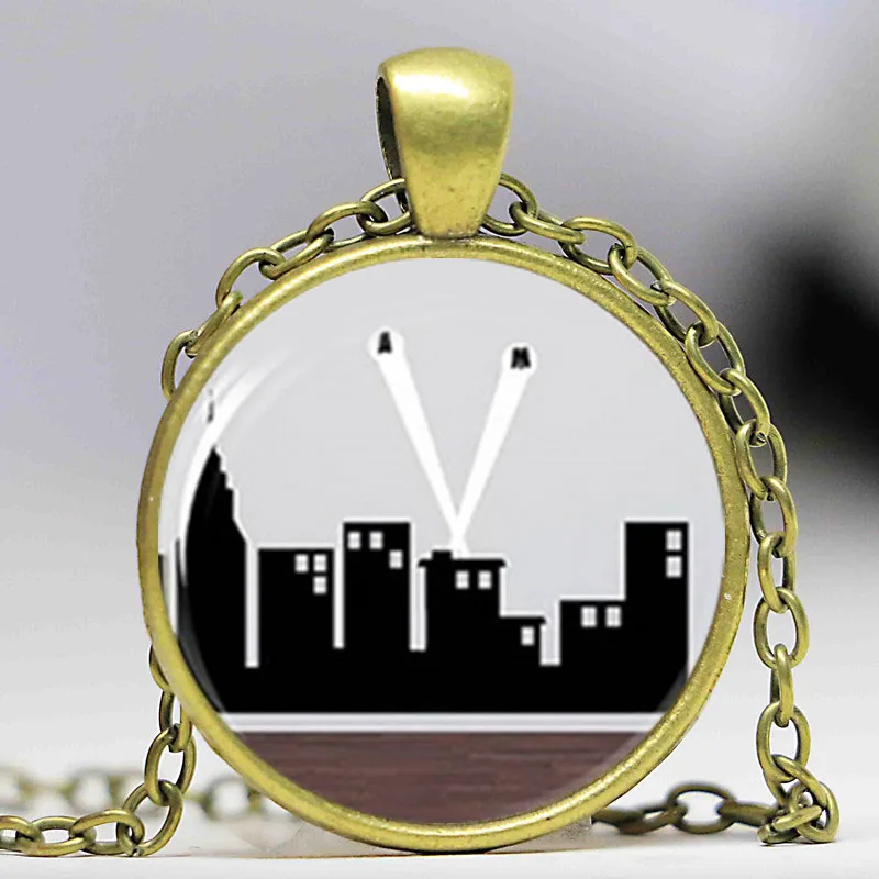 Оптовая продажа Super Hero City Книги по искусству узор кулон Цепочки и ожерелья для Для