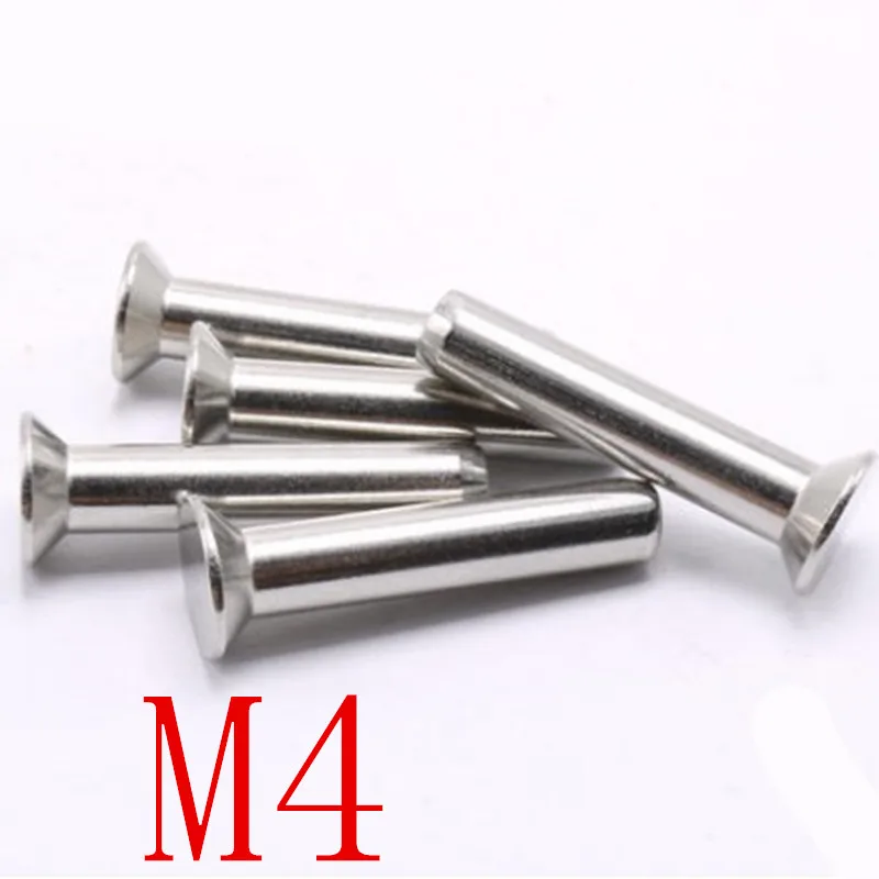 100 шт M4 * 6/8/10/12/14/16/18/20/25/30/35/40 нержавеющая сталь contersunk soild заклепки|Заклепки| |