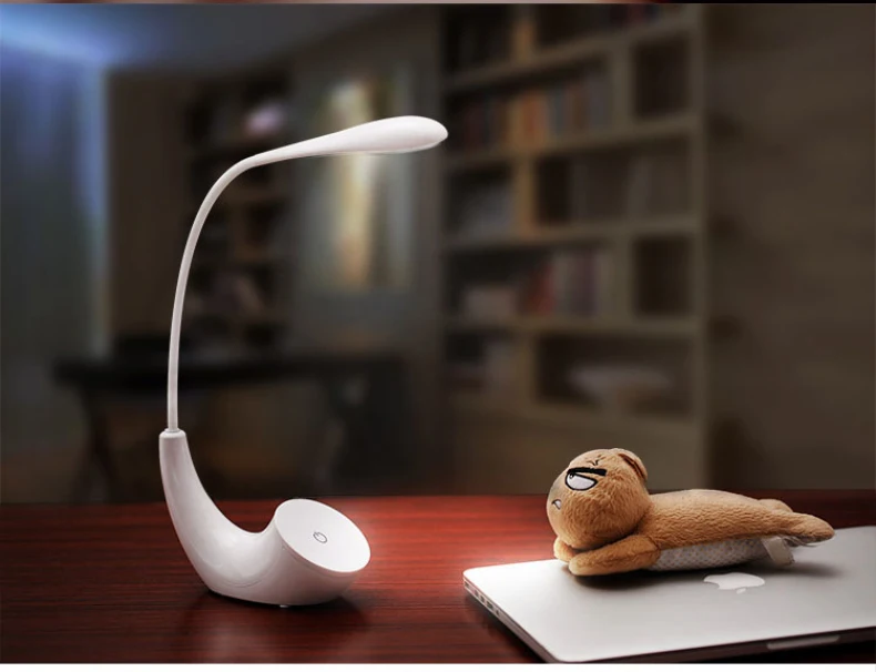 Регулируемая Защита глаз USB светодиодный настольная лампа с зарядкой сенсорный