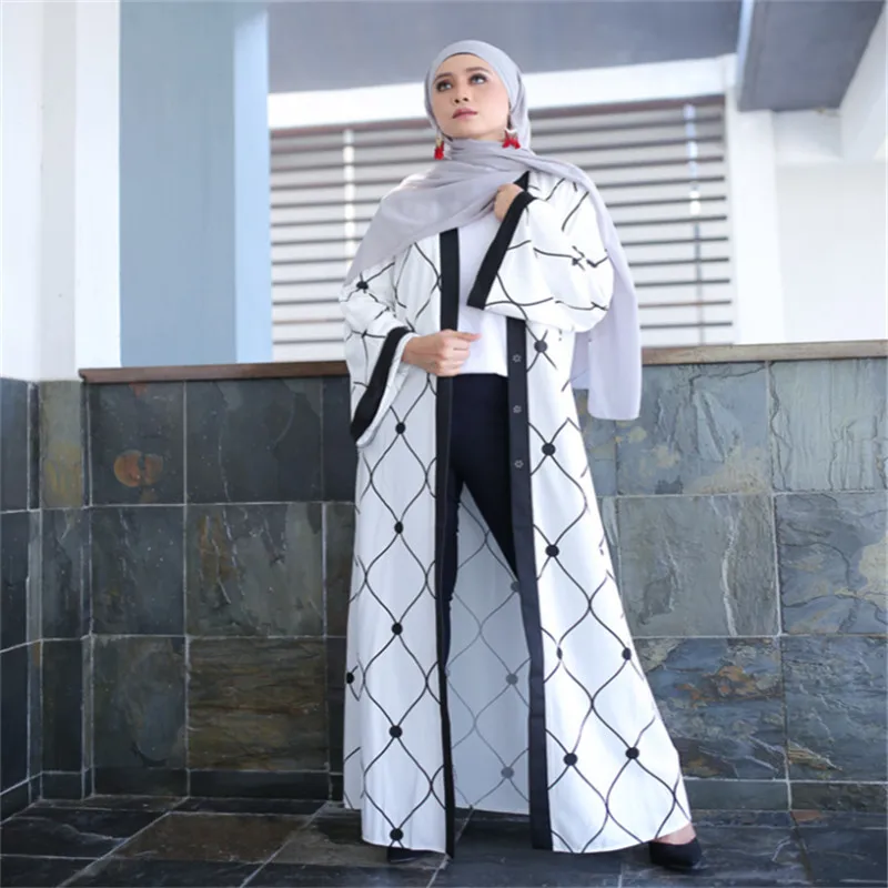 Новинка Повседневное трикотажное Хлопковое платье для взрослых мусульманская