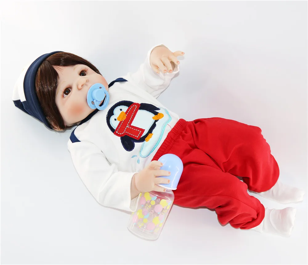 Bebe Reborn Menina силиконовая кукла для новорожденных одежда мальчиков 0 3 месяцев