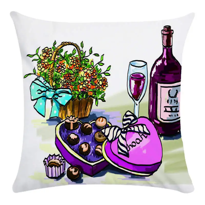 Подушка для закрепления новогодний подарок Серия Вино культура домашний декор