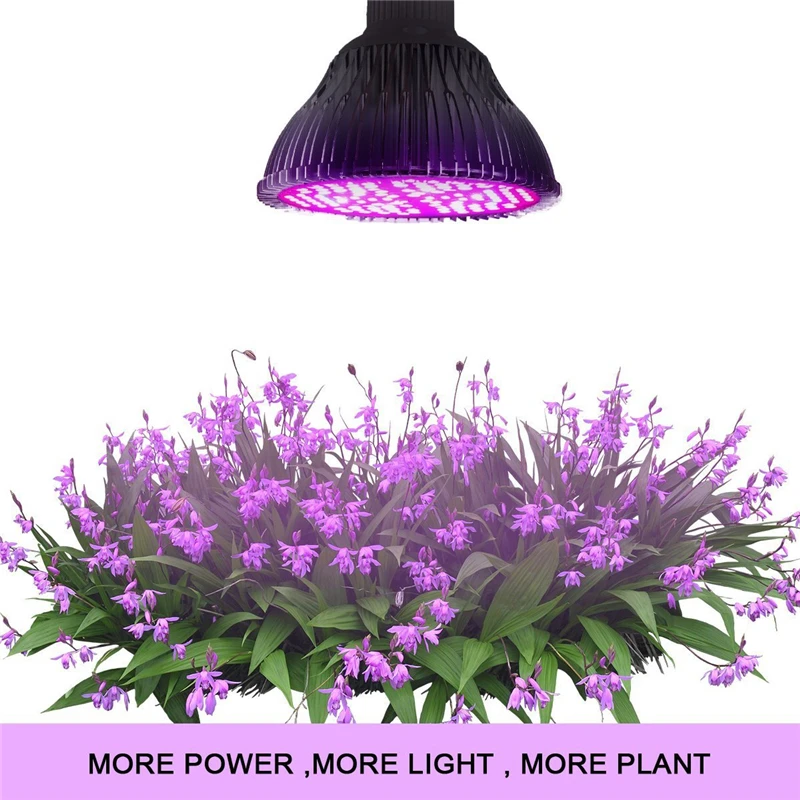 Полный спектр Led Grow Light 18 Вт 28 40 80 120 Красный Синий УФ ИК Светодиодная лампа для
