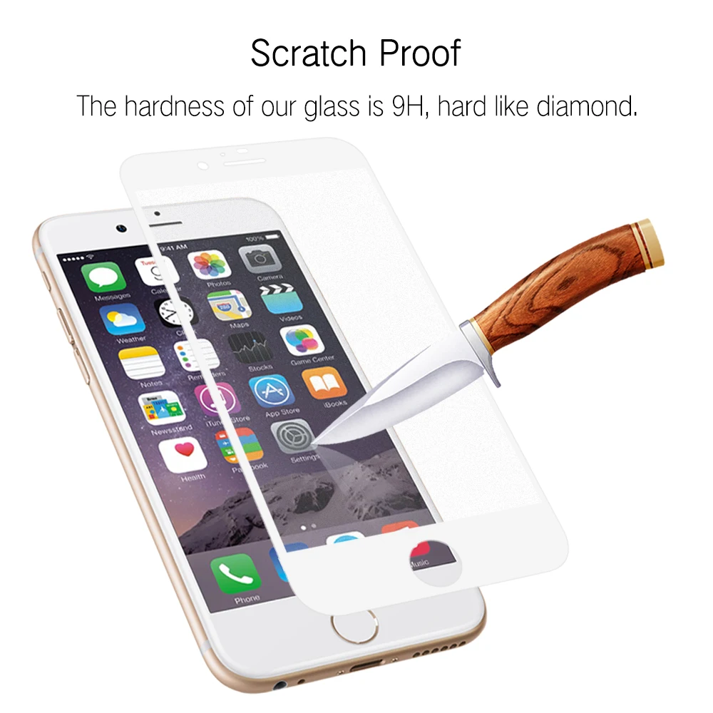 Стекло на iPhone 7 8 протектор экрана для 6 S защитное стекло плюс закаленное матовая