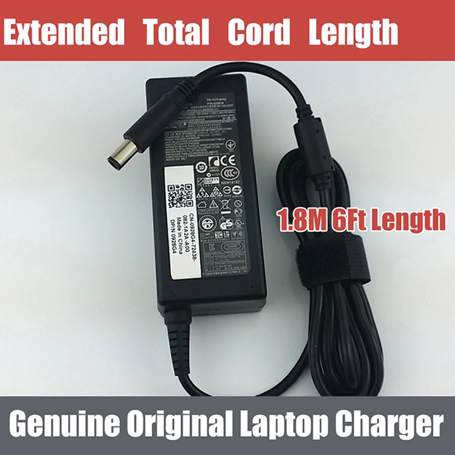 65 W 19,5 V адаптер переменного тока Питание Зарядное устройство для ноутбука Dell Latitude 13 D430 D540 E4200 E4310 E5430 E5530 XT2 XFR Зарядное устройство