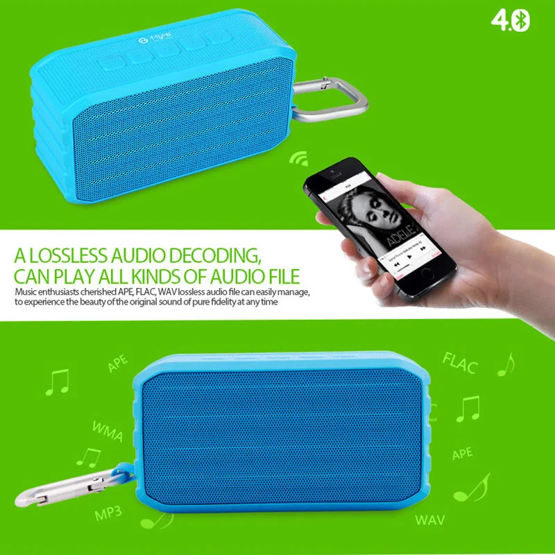 AABB-See Me Here Bv370 открытый беспроводной Bluetooth динамик 4 0 сабвуфер Водонепроницаемая