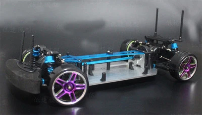 1/10 RC Гусеничный шасси для HSP infinity 94123 модель гоночный Дрифт автомобиль 1:10 обновление braseless Нижняя база Рамка комплект