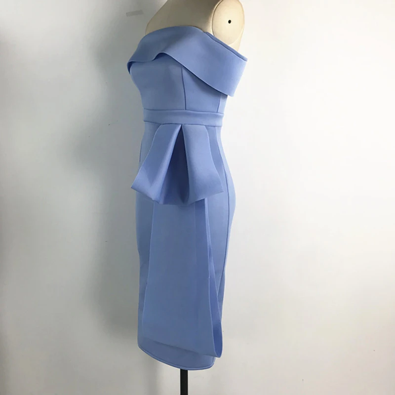 HIGH STREET Новый стильный 2019 дизайнерское платье женское плиссированное с рюшами |