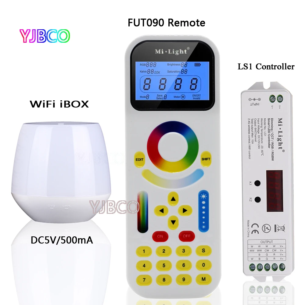 2 4 GHz пульт дистанционного управления FUT090 + WiFi iBox1 Mi. Светильник LS1 в 1 Умный