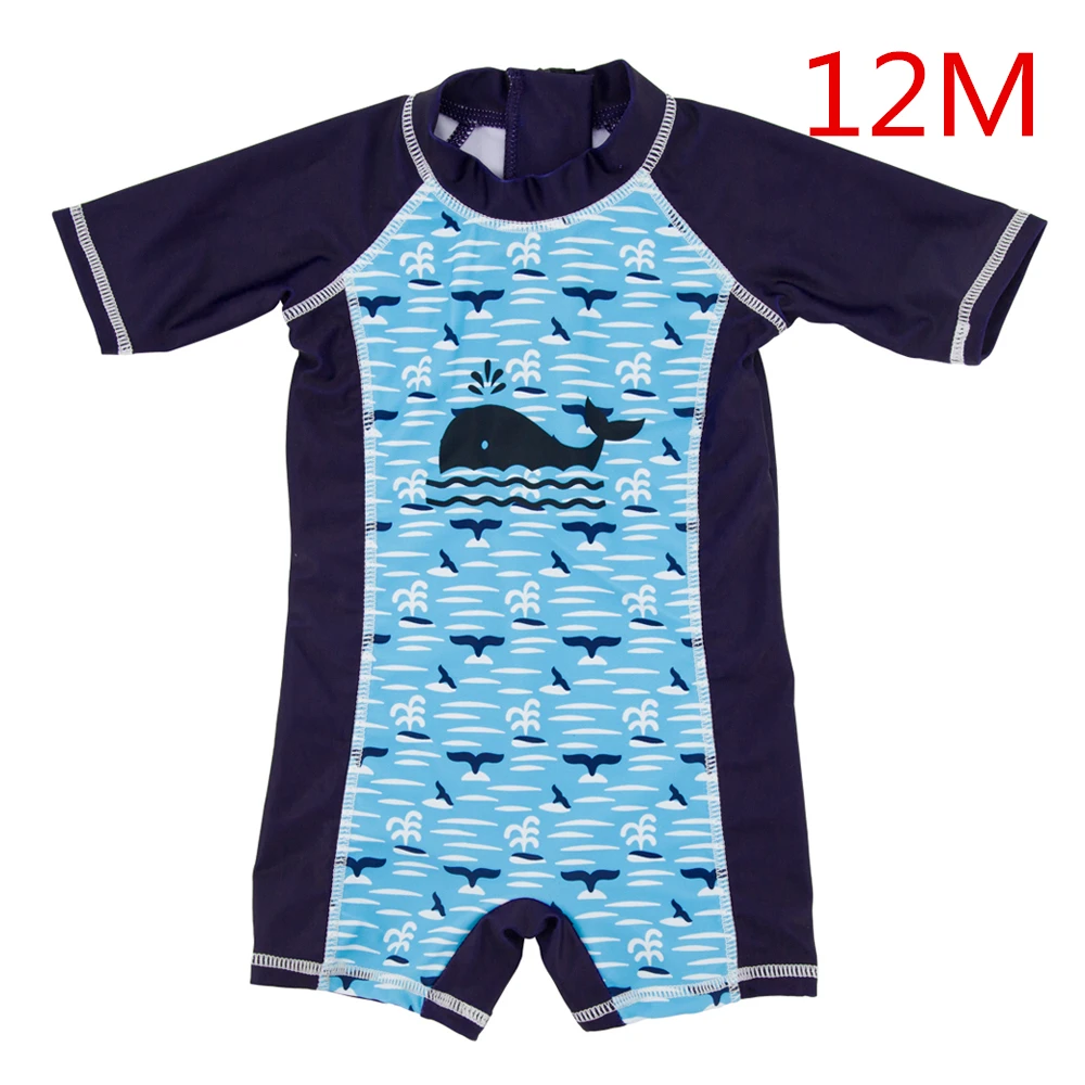 YY9022-12M KAVKAS КИТ Печать Детские купальники Menino Zwempak Infantile подгузники для плавания многоразовые серфинг новорожденный детский купальник - Цвет: YY9022-12M