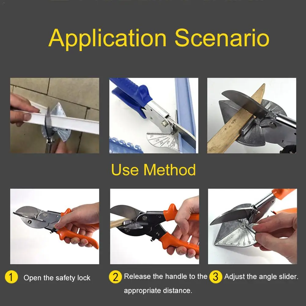 Multi-function Adjustable Angle Shear U-shaped Edge Banding Scissors Trunking Woodworking Shears | Инструменты