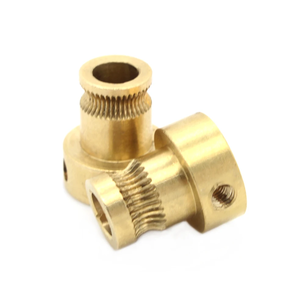 Диск Шестерни Медь экструдер шкив диаметр 5 мм подачи колеса 1 75 3 0 части