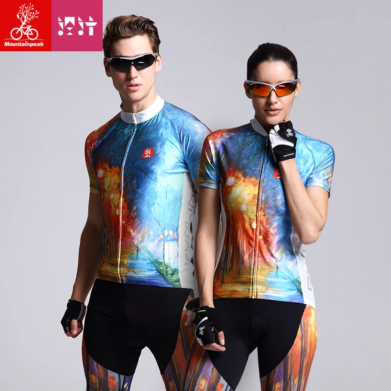 

Mountainpeak 2017 New arrivals cycling Short sleeve set men and women cycling jersey cycling clothing Riding suits