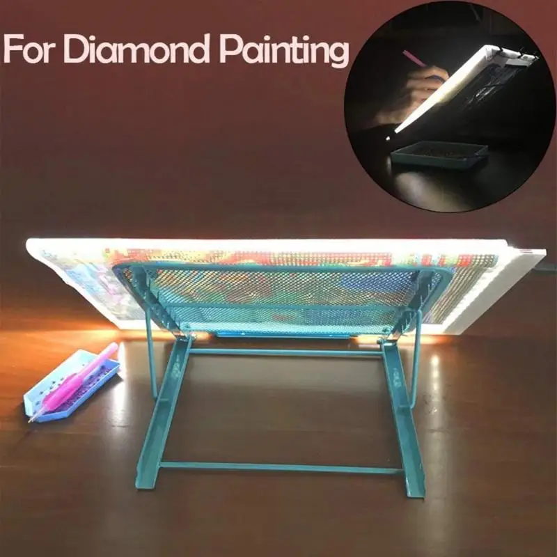 Foldable Stand for Diamond Painting Light Pad Laptop Non-slip Desktop Notebook Holder Bracket Base Embroidery Tools | Дом и сад