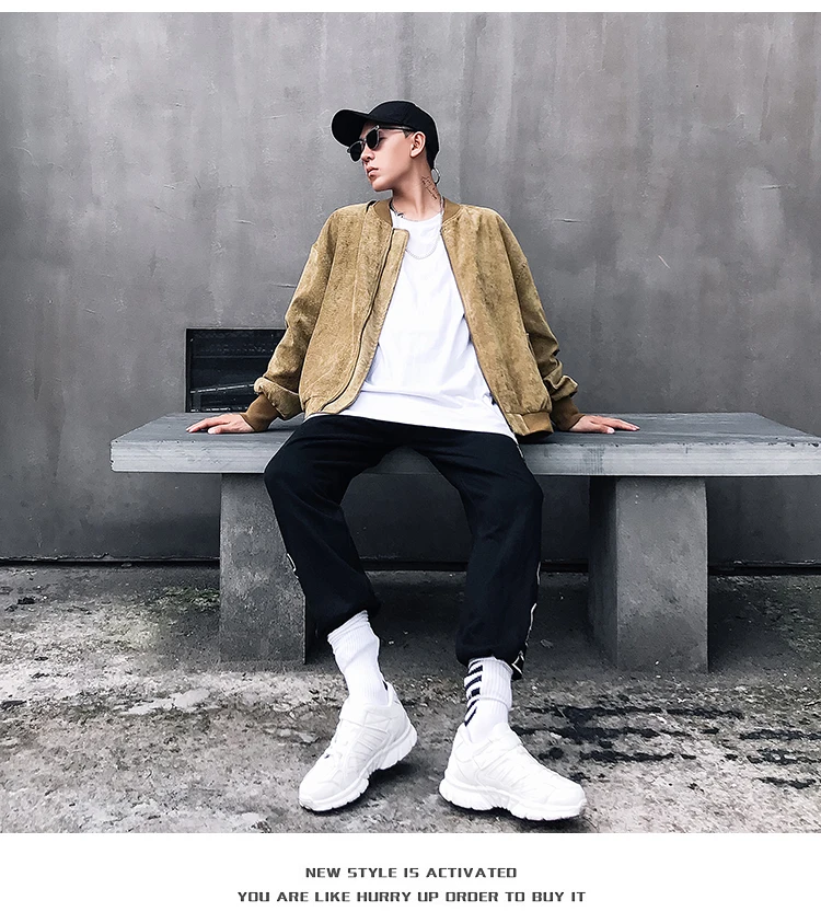 Разборчивая модель года, Весенняя Вельветовая Мужская куртка большого размера Ma1, куртка-бомбер, мужская уличная куртка в стиле хип-хоп Kanye West, верхняя одежда