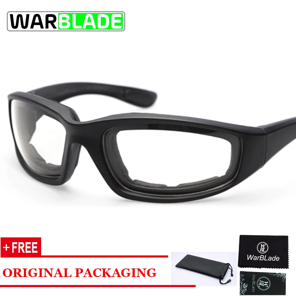 black clear WarBLade очки для велоспорта, спортивные очки для велоспорта, мужские и женские очки для верховой езды, рыбалки, велосипедные солнцезащитные очки, аксессуары для велосипеда MTB - Цвет: black clear