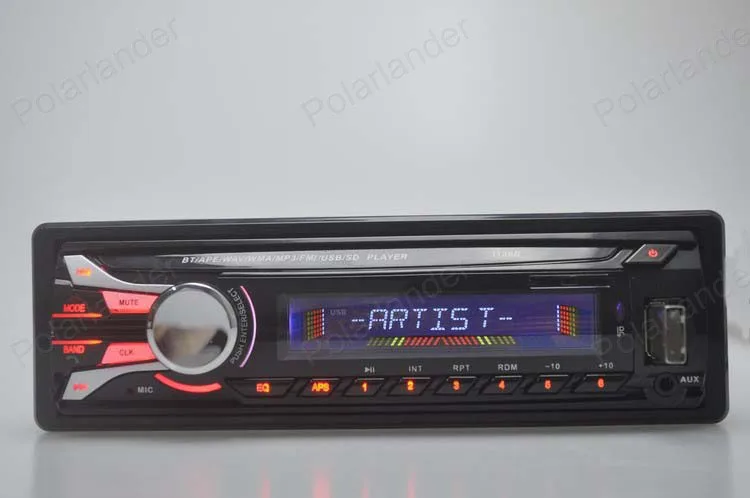 Авто Радио Стерео Mp3 радио плеер Audio in 1 din Bluetooth USB Порты и разъёмы SD/MMC радио-Кассетный проигрыватель съемная передняя Панель