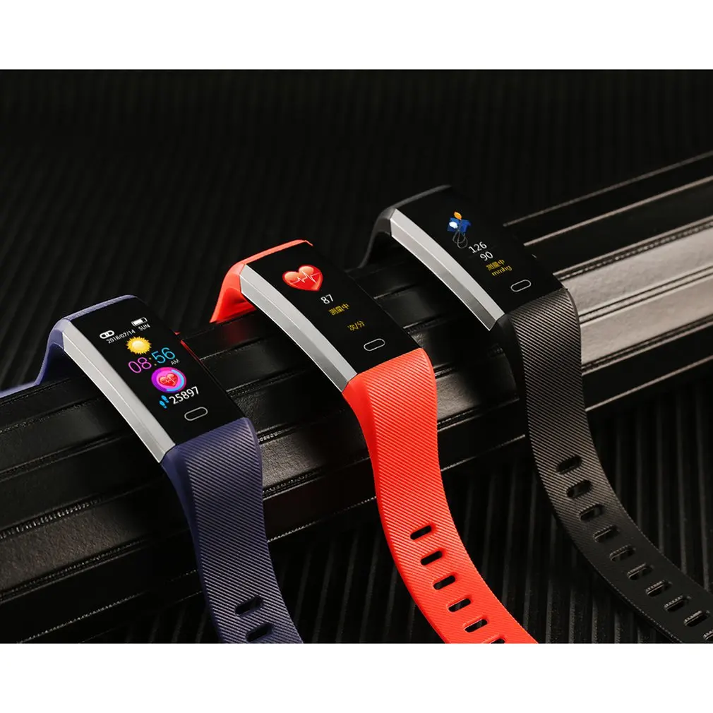 Fit 29 цветной экран смарт Кольцо для рук 3d интерфейс Мониторинг Артериального Давления мониторинг сердечного ритма Ip67 водонепроницаемый Usb зарядка