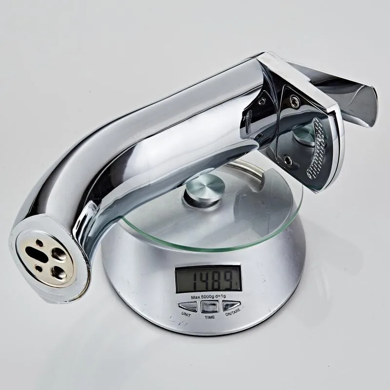 High Quality Tall Bath Sink faucet Basin Mixer Tap Bathroom Faucet Hot and Cold Chrome Finish Brass Toilet Water Crane | Обустройство