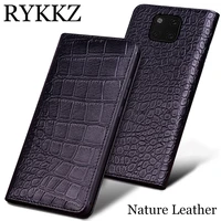 rykkz genuine leather case for huawei mate 20 pro ultra thin flip cover leather cases for huawei mate 20 20 x case