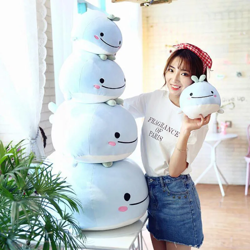 Вниз хлопок игрушечный кит плюшевые игрушки мягкие Животные морские Детская